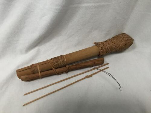 Vietnam War Montagnard Blowgun With Quiver & Darts